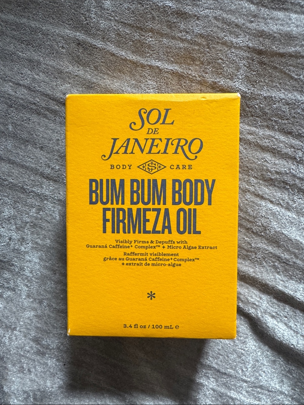 Sol de Janeiro Bum Bum Body Firmeza Oil - Bright Yellow Packaging